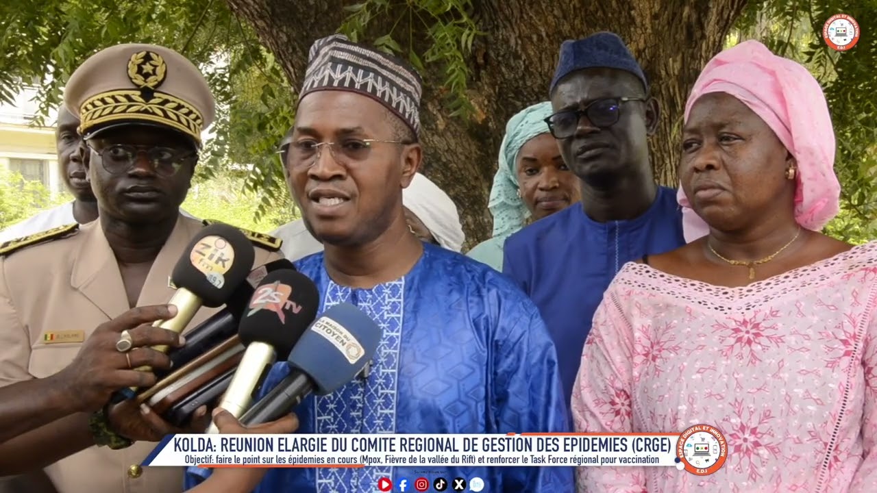 KOLDA: REUNION ELARGIE DU COMITE REGIONAL DE GESTION DES EPIDEMIES CRGE