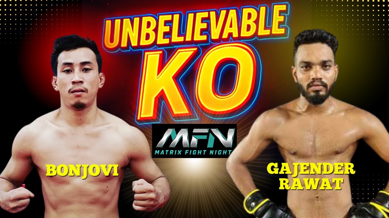 Gajender Rawat VS Bonjovi | MFN Full MMA Fight Highlights | Brutal Knockouts