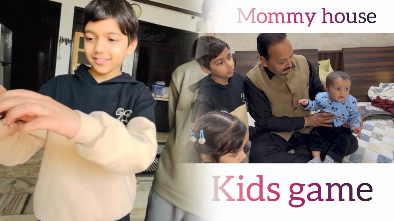 Kids play game at mommy house 😍😍😍