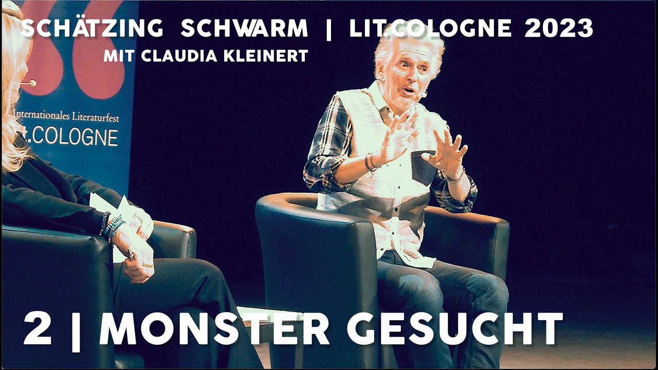 Schätzing | Schwarm | Lit.Cologne 2023, mit Claudia Kleinert - Monster gesucht (2/4)