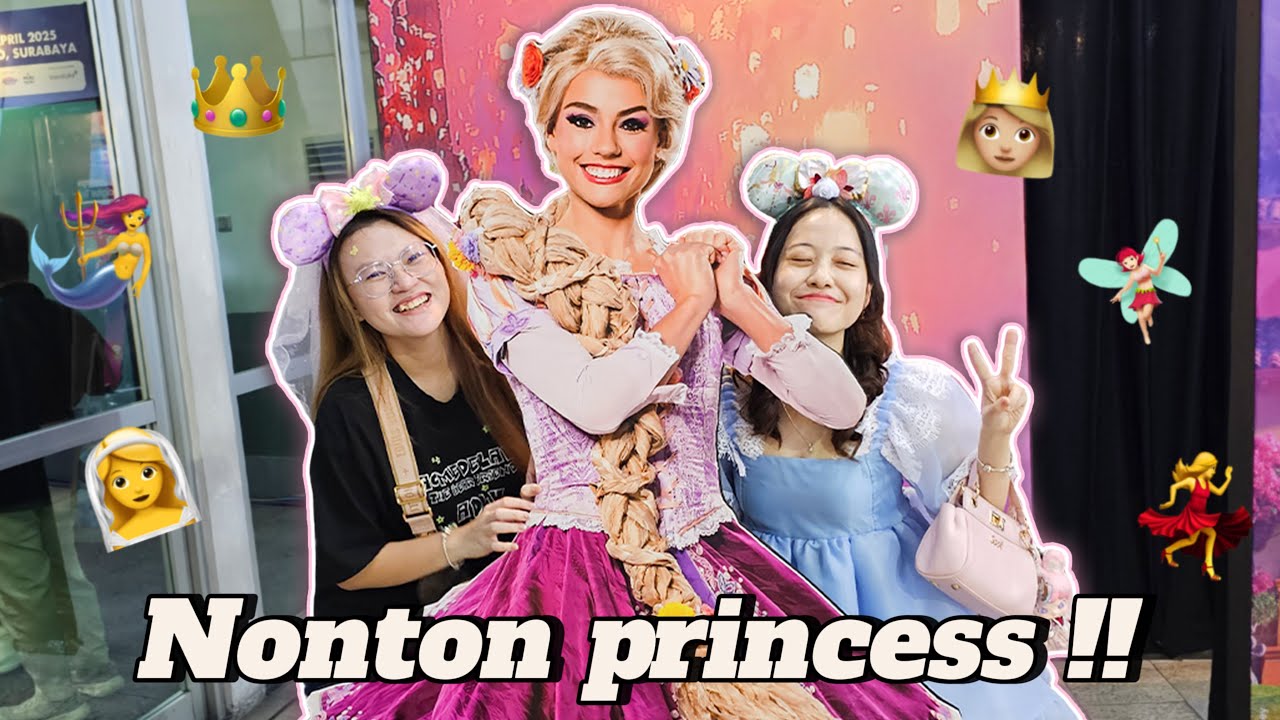 Nonton DISNEY PRINCESS favorit kita berdua !! Pergi ke DISNEY ON ICE bareng Fanny ?!! 👸🏼🌷❄️