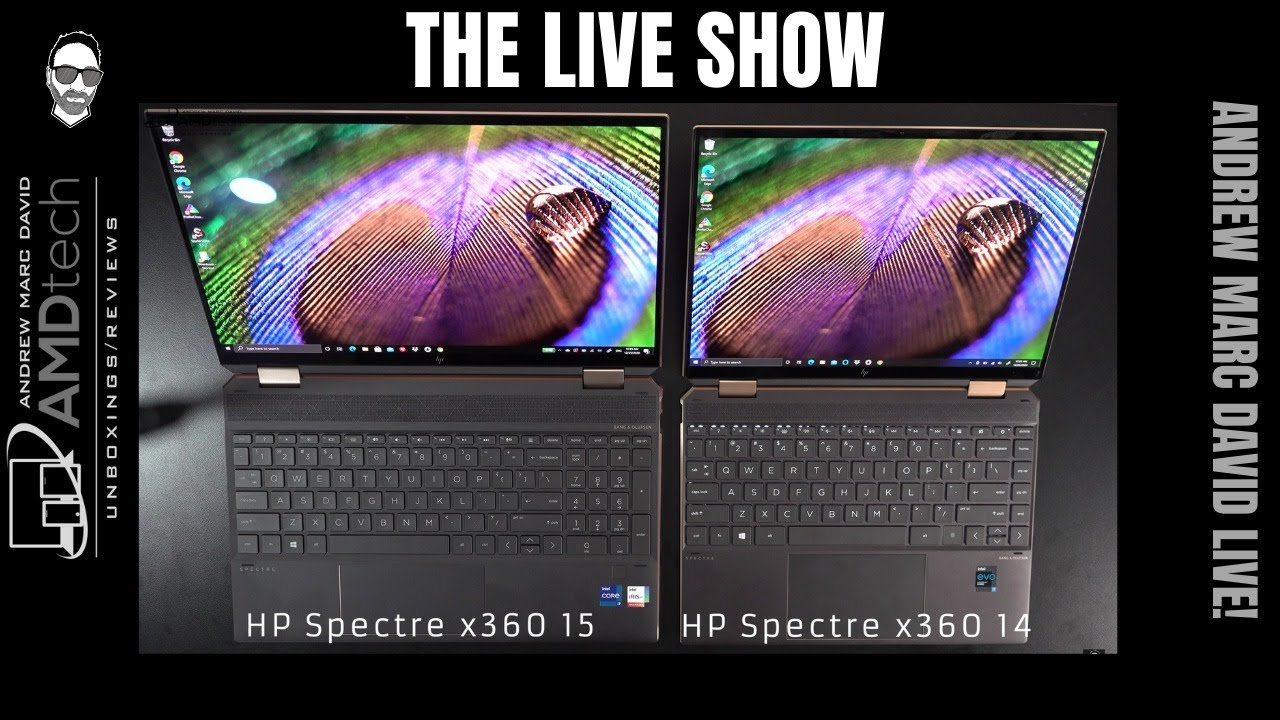 HP Spectre x360 15 (Tiger Lake)  | HP Spectre x360 14 | Live in the Studio