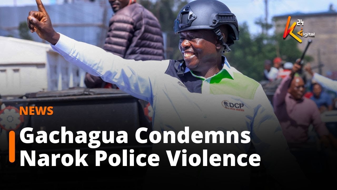 Gachagua Condemns Police Brutality During Narok Campaign