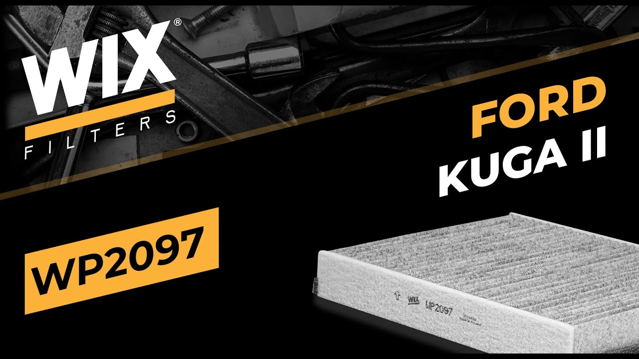 HOW TO REPLACE A WIX FILTERS CABIN FILTER I  Jak wymienić filtr kabinowy? I Ford Kuga II - WP2097