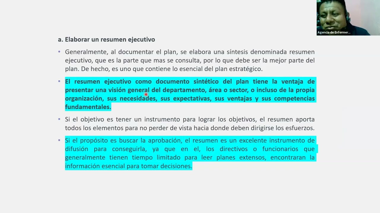 documentación del plan estratégico