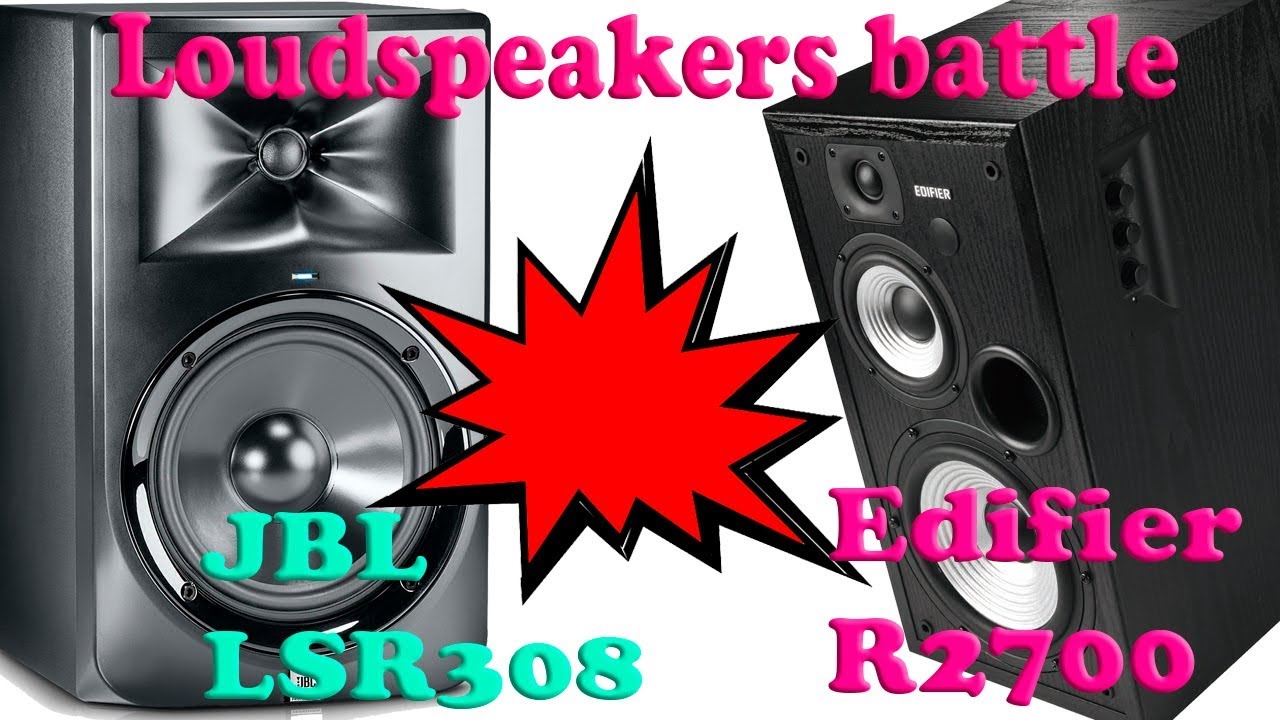 Эпическая битва колонок. Edifier R2700 vs JBL LSR308
