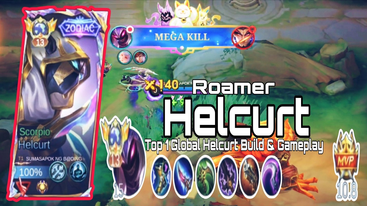 Best Roamer Helcurt 2026 🔥 MVP 10.8 Performance | Top Global Helcurt Gameplay by SUMASAPOK.