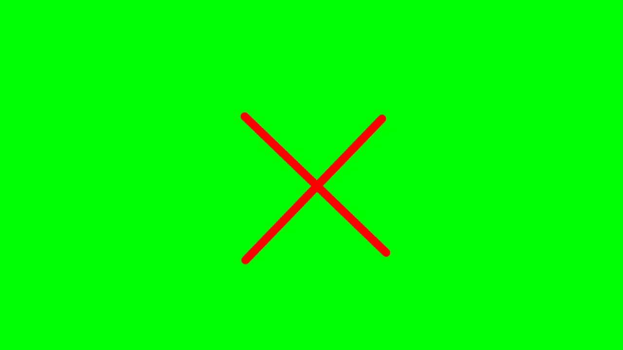 Animated green screen wrong botton