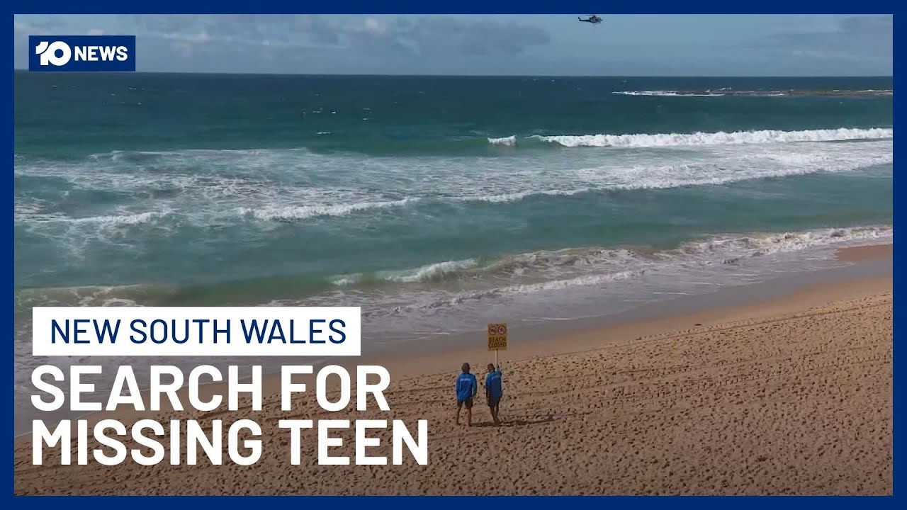 Search Continues For Teenager Swept Out To Sea On NSW Schoolies Trip | 10 News