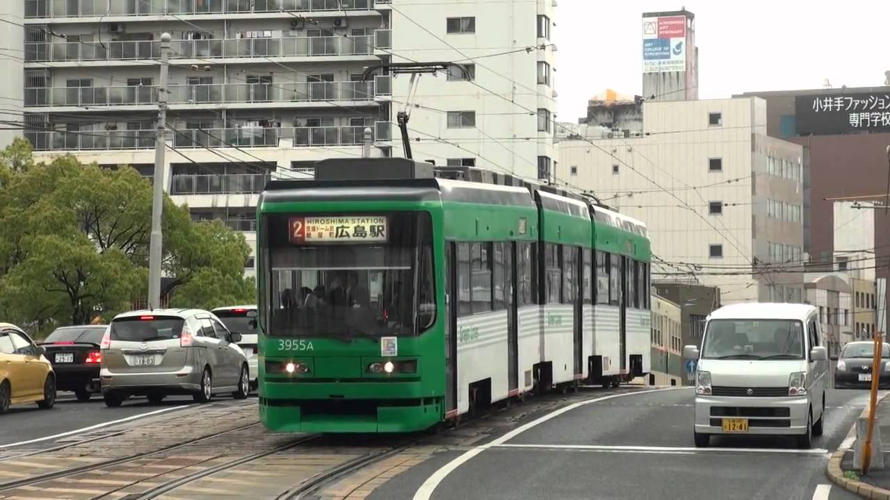 広島電鉄 電車まくり (1) 本線・荒神橋 (1-May-2011)