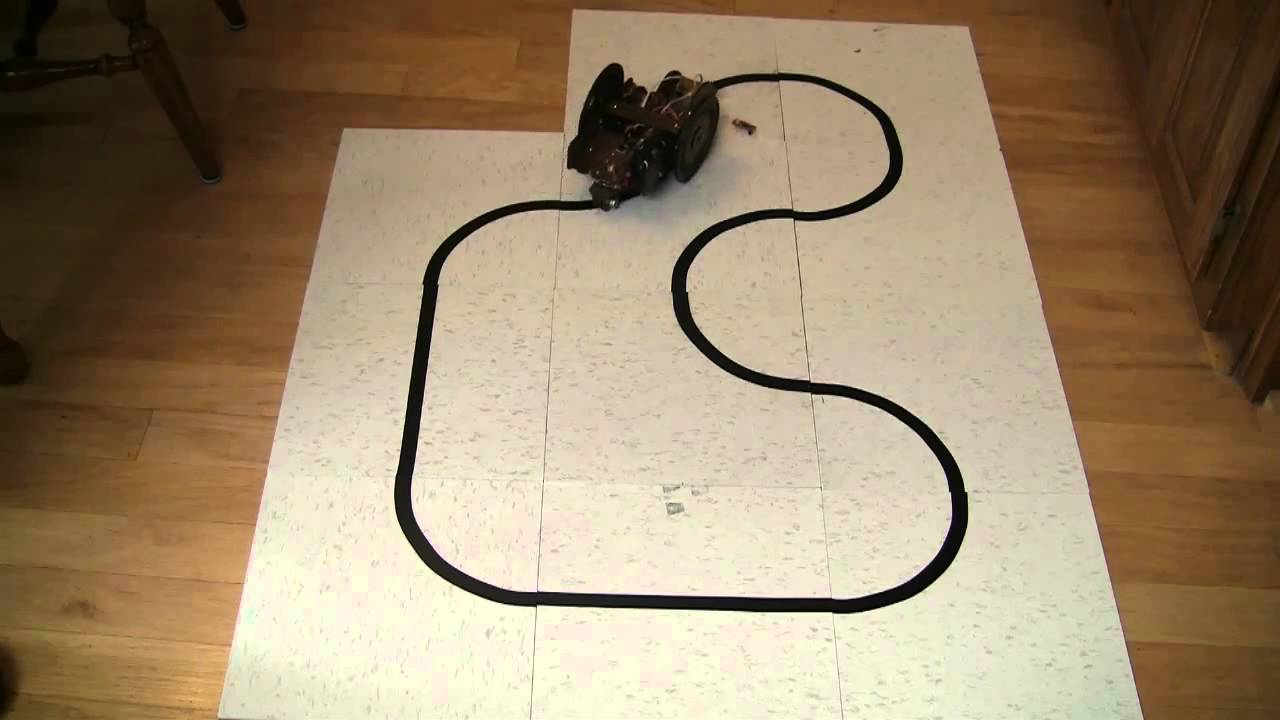 Tiny Wanderer Line Following Test 1