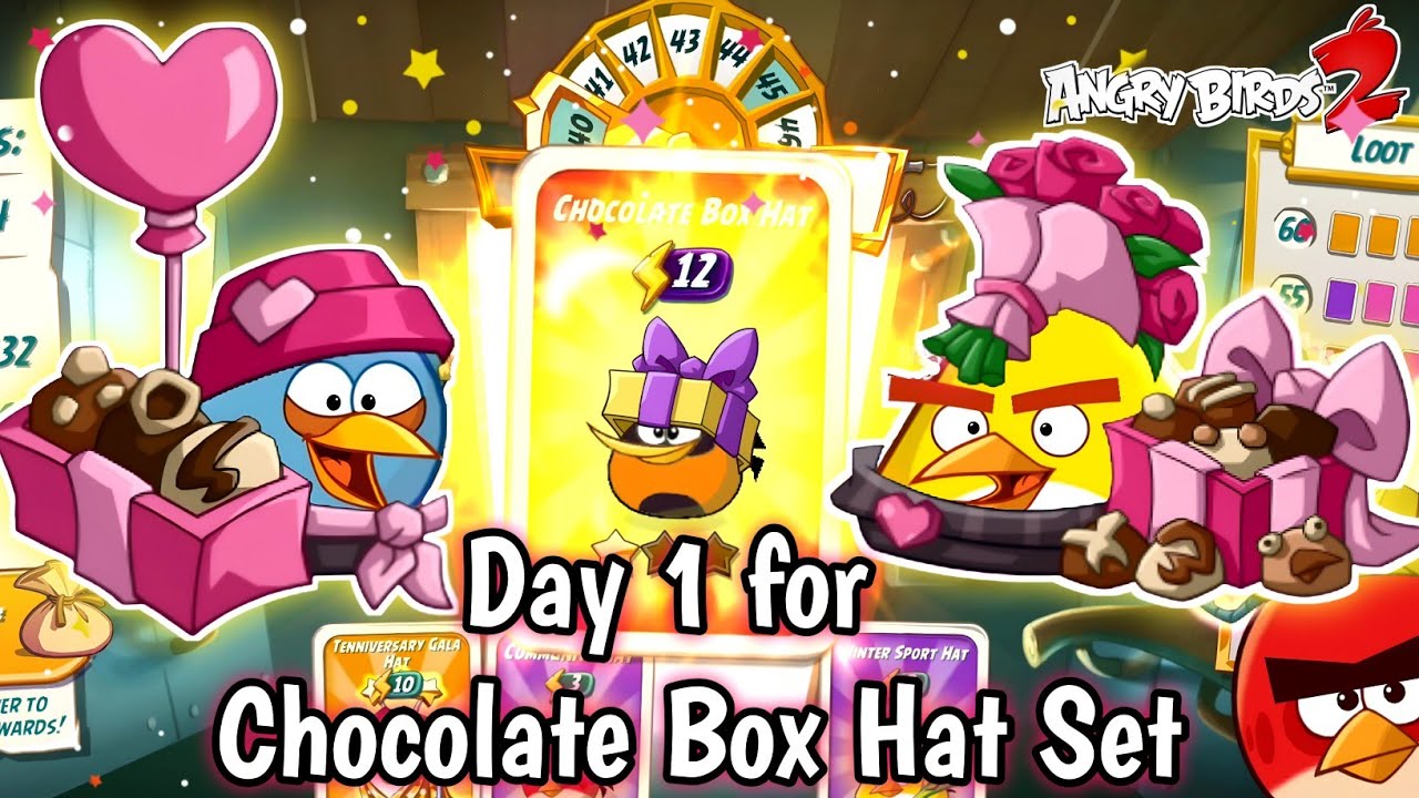 Tower of Fortune Day 1 for Chocolate Box Hat Set - Valentine Special Update 💕🍫💌🎀 - Angry Birds 2 🤩