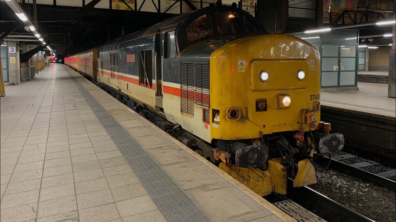 Intercity 37419 around Manchester & Lancashire working 3Q38 & 3Q52 test trains, 25 & 26th May 2022