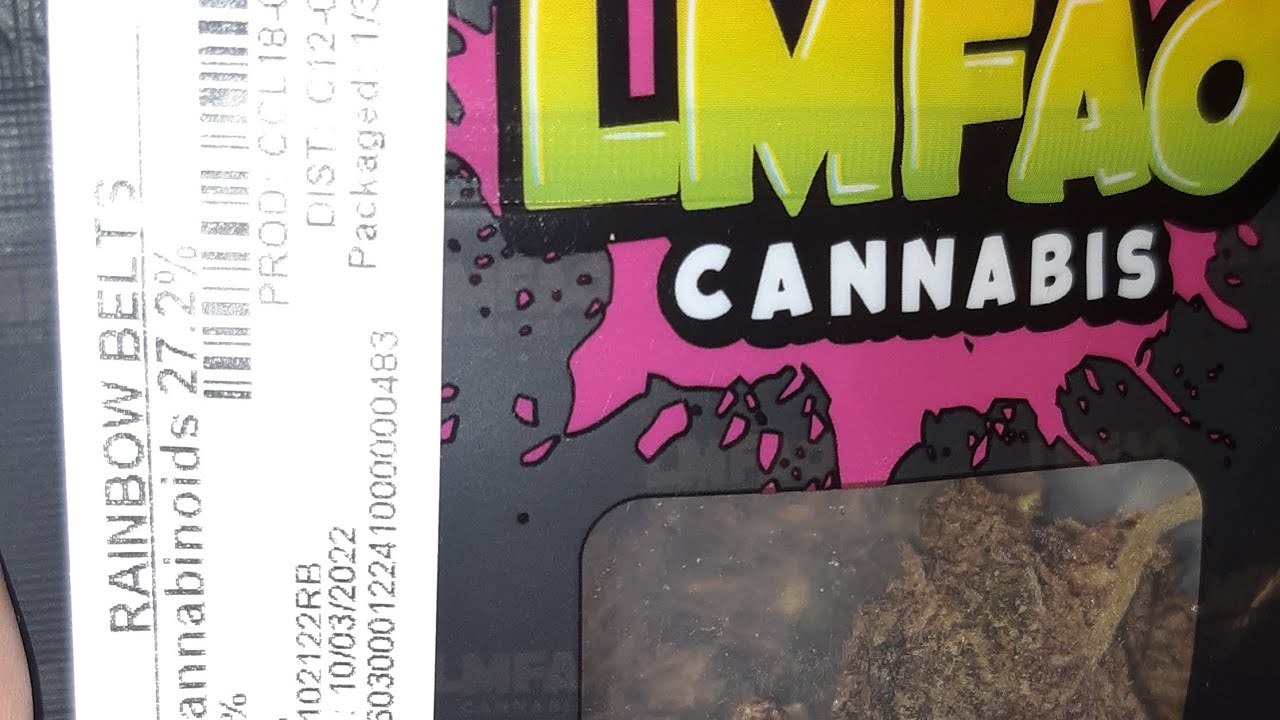 lmfao cannabis rainbow belts strain review
