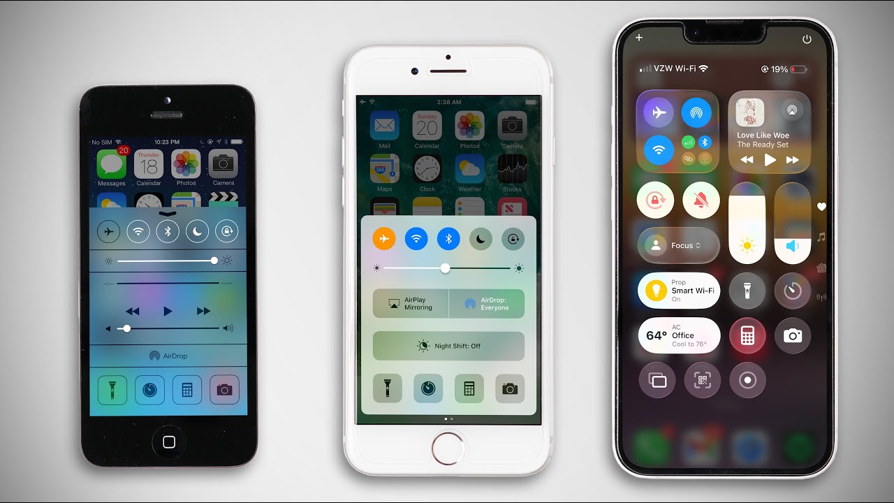 Все основные центры управления iOS!
