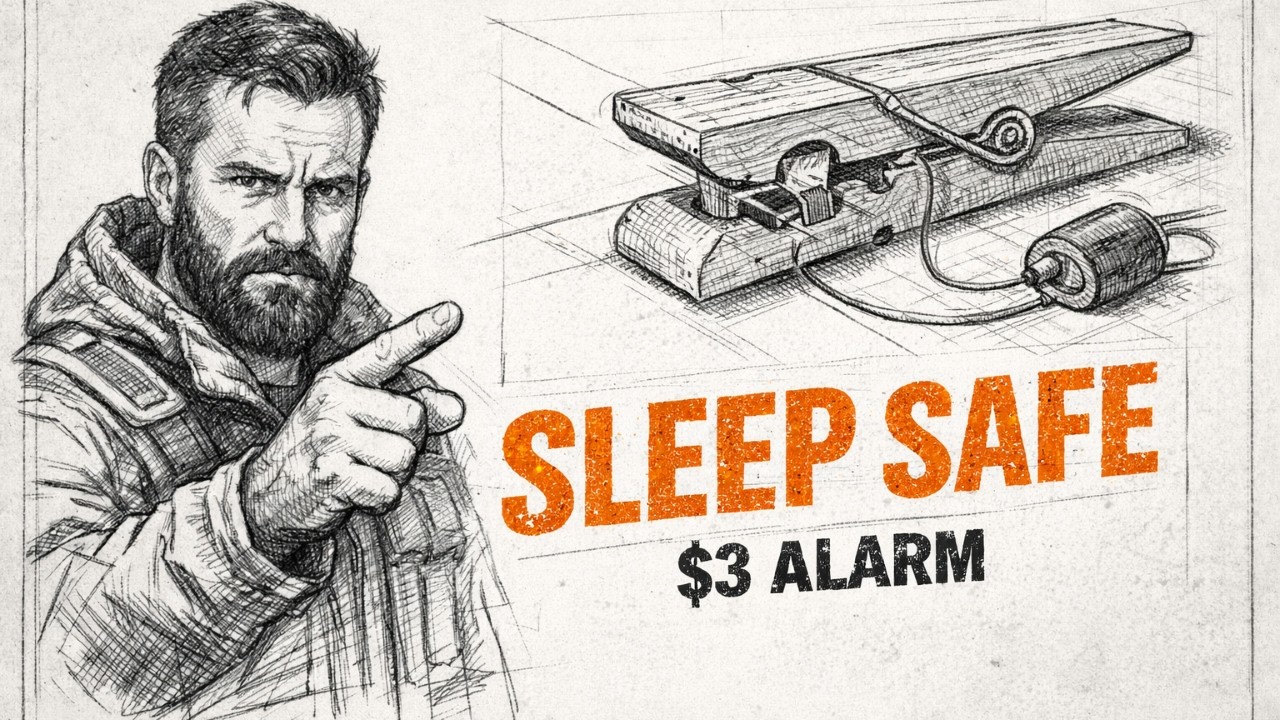 The $3 Off-Grid Alarm (Why Preppers Sleep So Well)