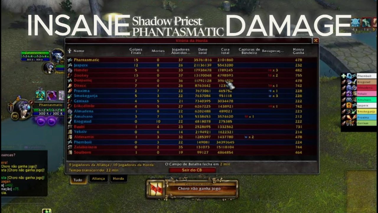 MoP - Shadow Priest | PvP BG | Stormforge Mistblade (Phantasmatic) Ft Zalabizinzin