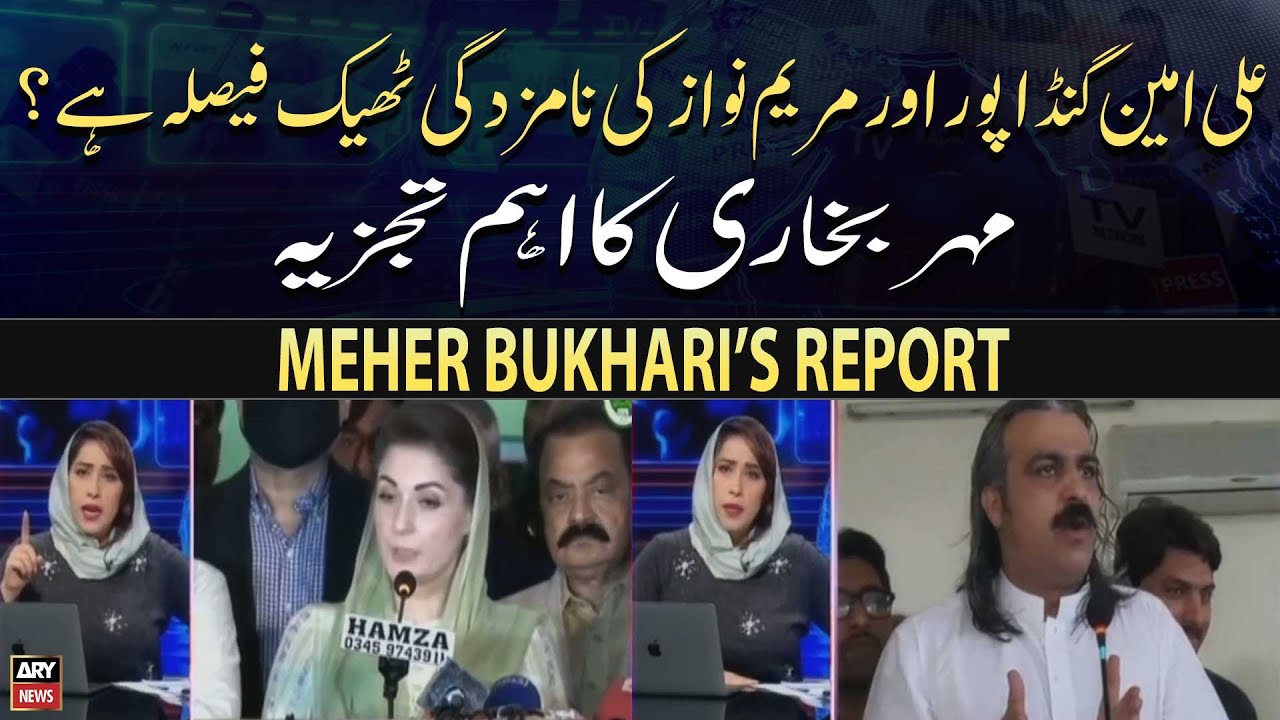 Meher Bukahri's Analysis on Ali Amin Gandapur and Maryam Nawaz's Nomination