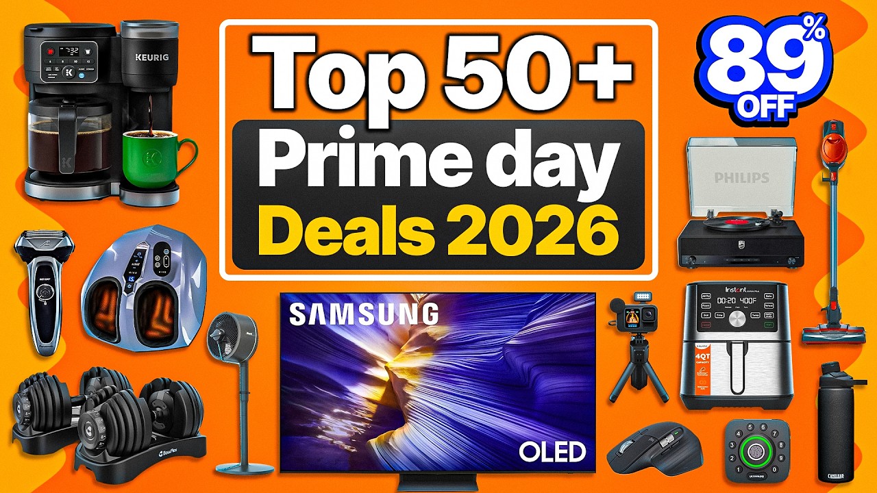 Top 50 Amazon Prime Day 2026 Deals 🤑 (Updated Hourly!!)