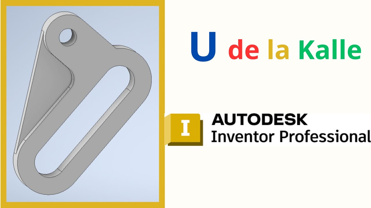 Curso de AutoDesk Inventor 2023 extrusión/extrude modelado 2D  3D, restricciones