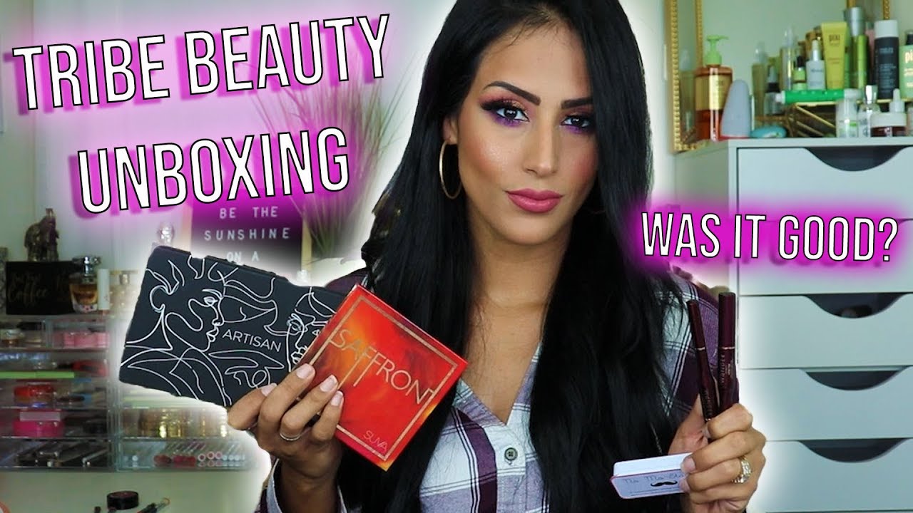 October Unboxing & Try On Tribe Beauty Box