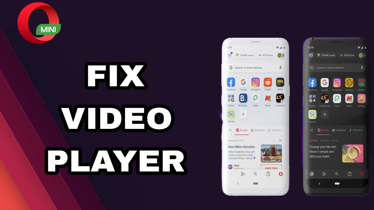 How To Fix And Solve Opera Mini App Video Player | Final Solution