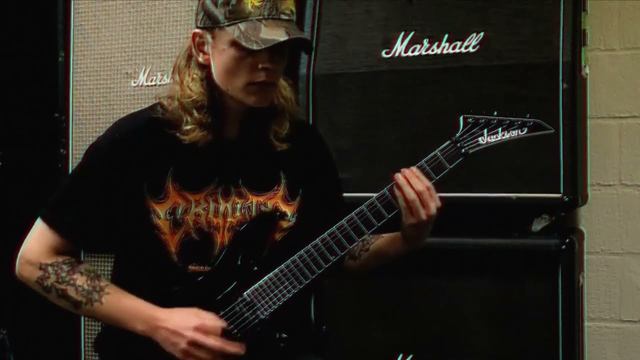 NECKBREAKKER - Shackled To A Corpse (Guitar Playthrough)