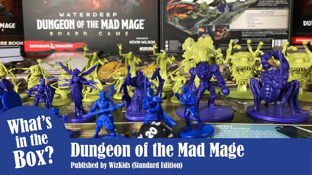 Настольная игра «Подземелье безумного мага» от Waterdeep — Распаковка «Что в коробке?»