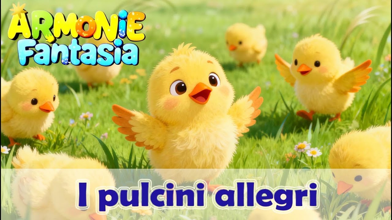 I Pulcini Allegri 🐥🎶 | Canzone per Bambini | Animali della Fattoria | Armonie Fantasia