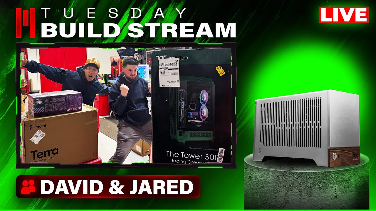 TOWER OF TERRA BUILD STREAM! CUSTOM PCS! RATING YOUR SETUPS AND TALKING TECH!
