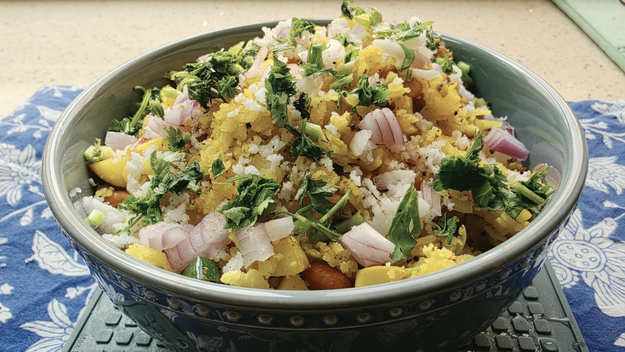 The Most Satisfying 4K Poha Recipe 😋 | 10min Secret method #viral #trending #4kvideo #food #foryou