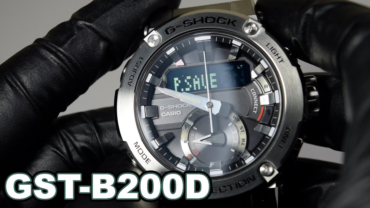 GST B200D Version Todo Metal G Steel con Fibra de Carbono, Como cambiar la HORA e IDIOMA