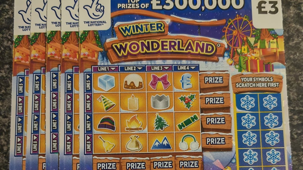 New winter wonderland scratch cards £15 in play