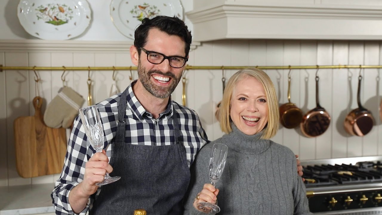 New Years Champagne Cocktails in the NEW KITCHEN!!!