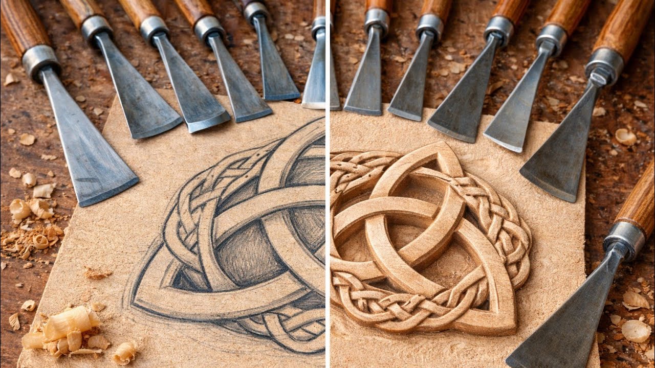 Wood Carving That Represents Life And Can Open A DOOR For The Future