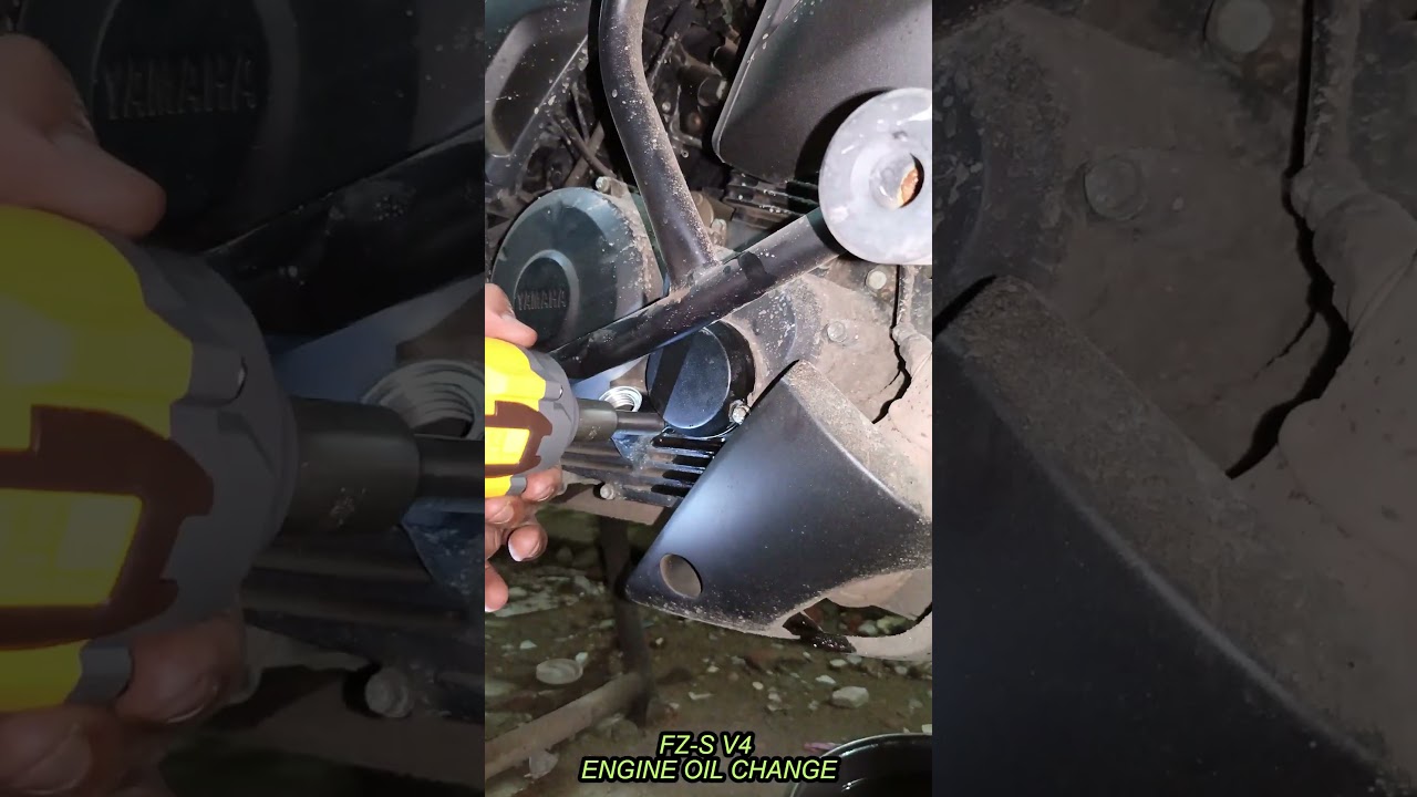 #YAMAHA#FZ-S#V4#ENGINE#OIL#CHANGE#