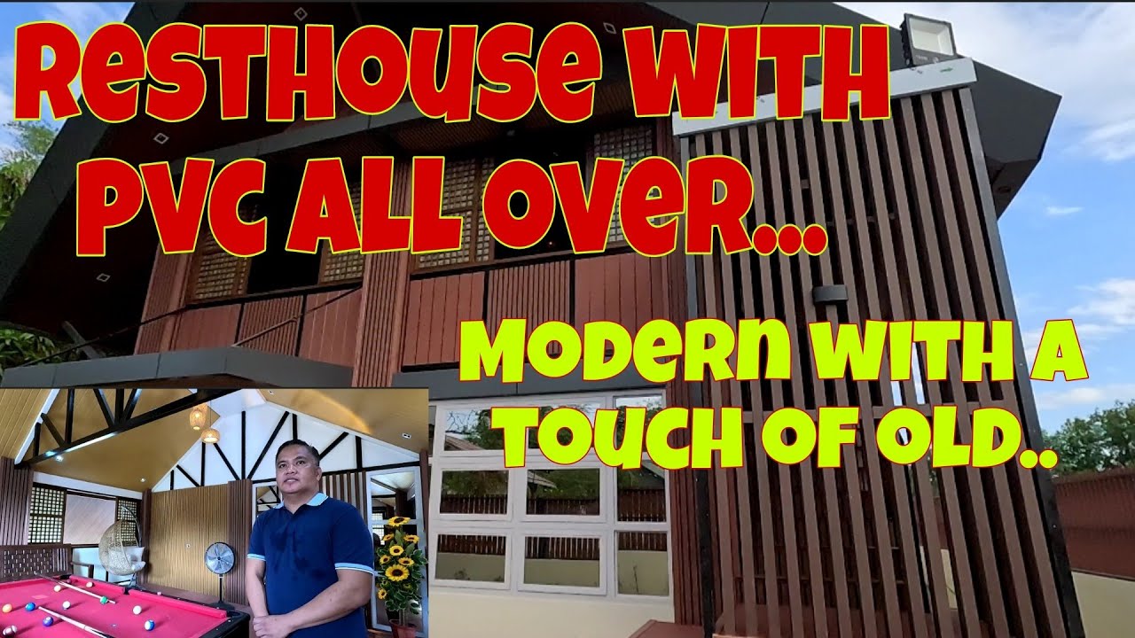 PVC  wall at ceiling panels overload na resthouse | Aluminium cladding modern designs