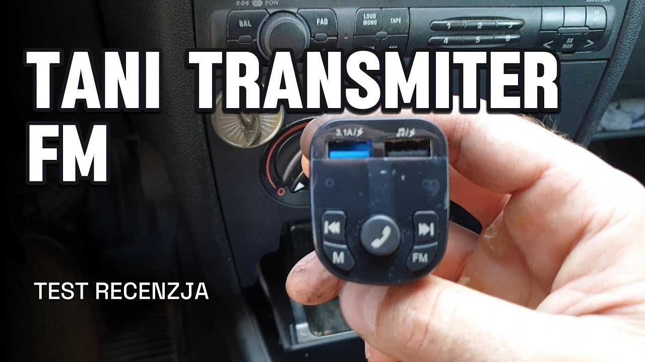 TRANSMITER FM BLUETOOTH DO SAMOCHODU