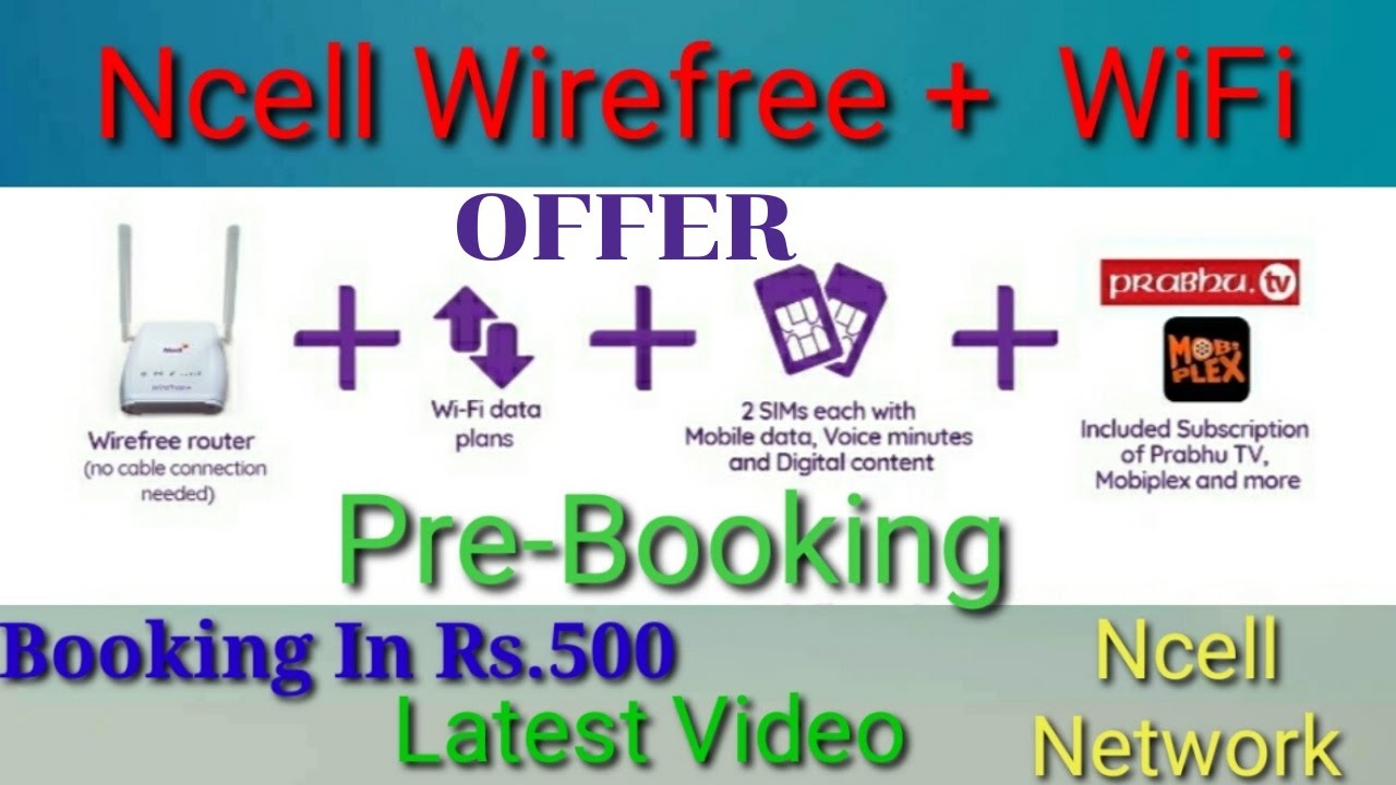 Ncell Wirefree Wifi Pre-Booking | Ncell Wifi Router | Ncell Wifi | Ncell Wifi Router Price in Nepal