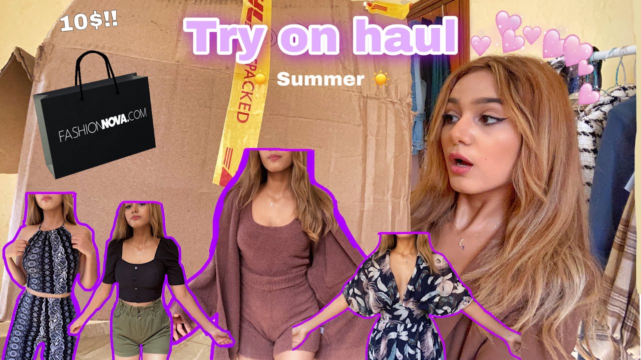 اخييراا وصلوني حوايجي ديال الصيف 🥰🤭🦋|Fashionnova Try on haul 🛍