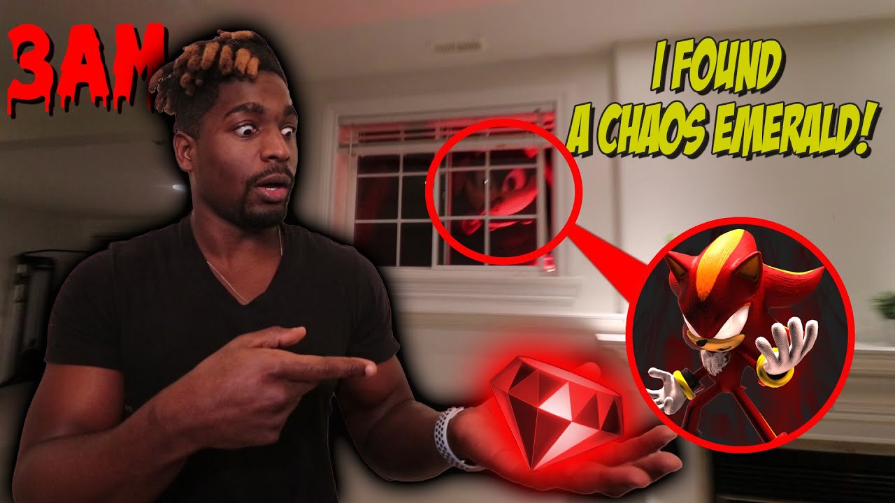 A CHAOS EMERALD CRASHED IN OUR WORLD AT 3AM!!! (WE WERE ATTACKED!!)