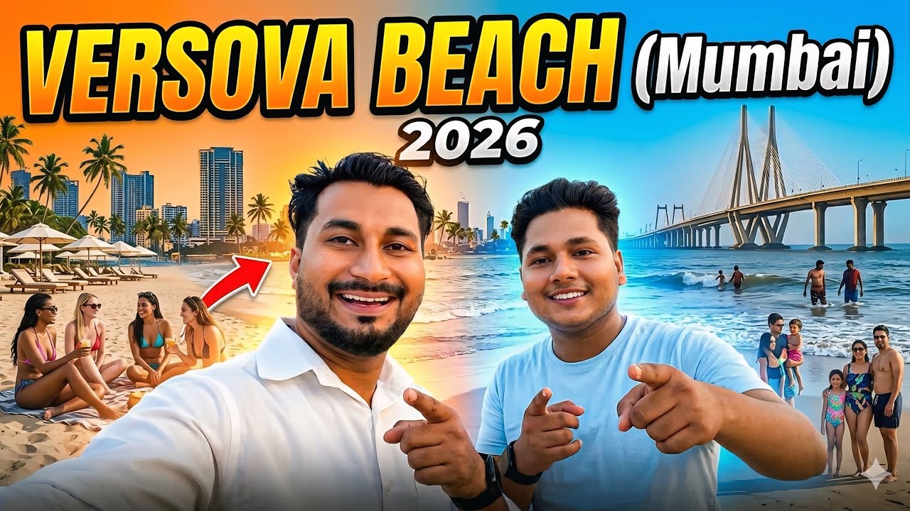 Versova Beach🌊 | Mumbai ka Famous Beach🏝️ 