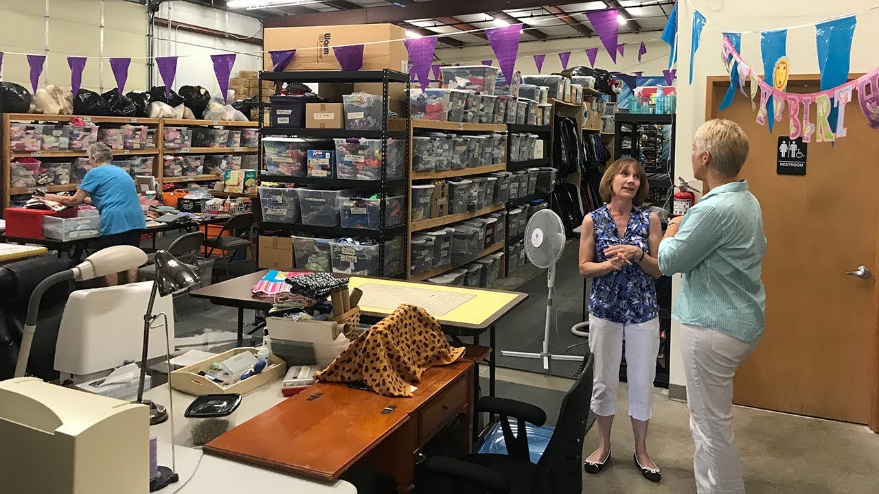 Eugene Pediatric Associates collecting donated items for Bags of Love