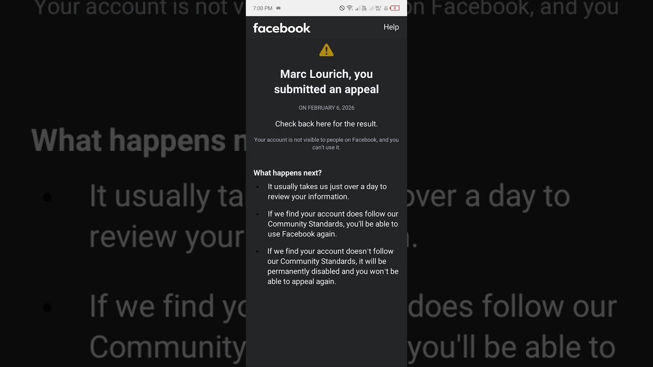 Na Suspend po ang Facebook account ko 180 Days appeal