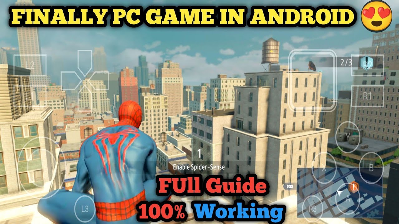 😍 I PLAY ALL PC GAME IN ANDROID 💯 || How To Play Amazing Spider Man 2 in Android || Spider Man 2