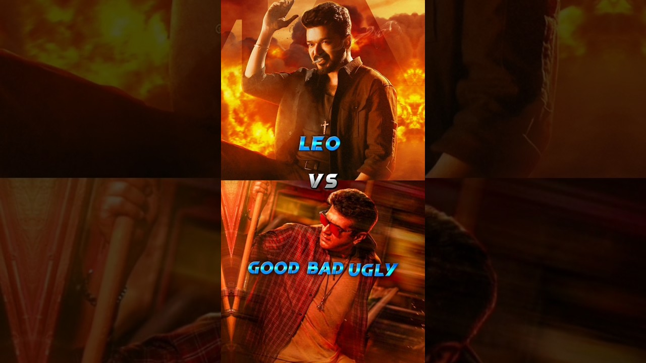 Leo Movie 🥵🔥 V/S Good Bad Ugly Movie 👑😈 Box Office Collection 🤑 #trending #youtubeshorts