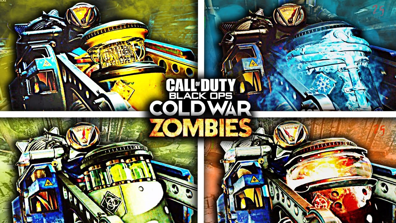 TODOS UPGRADES WONDER WEAPON DIE MASCHINE - Cold War Zombies