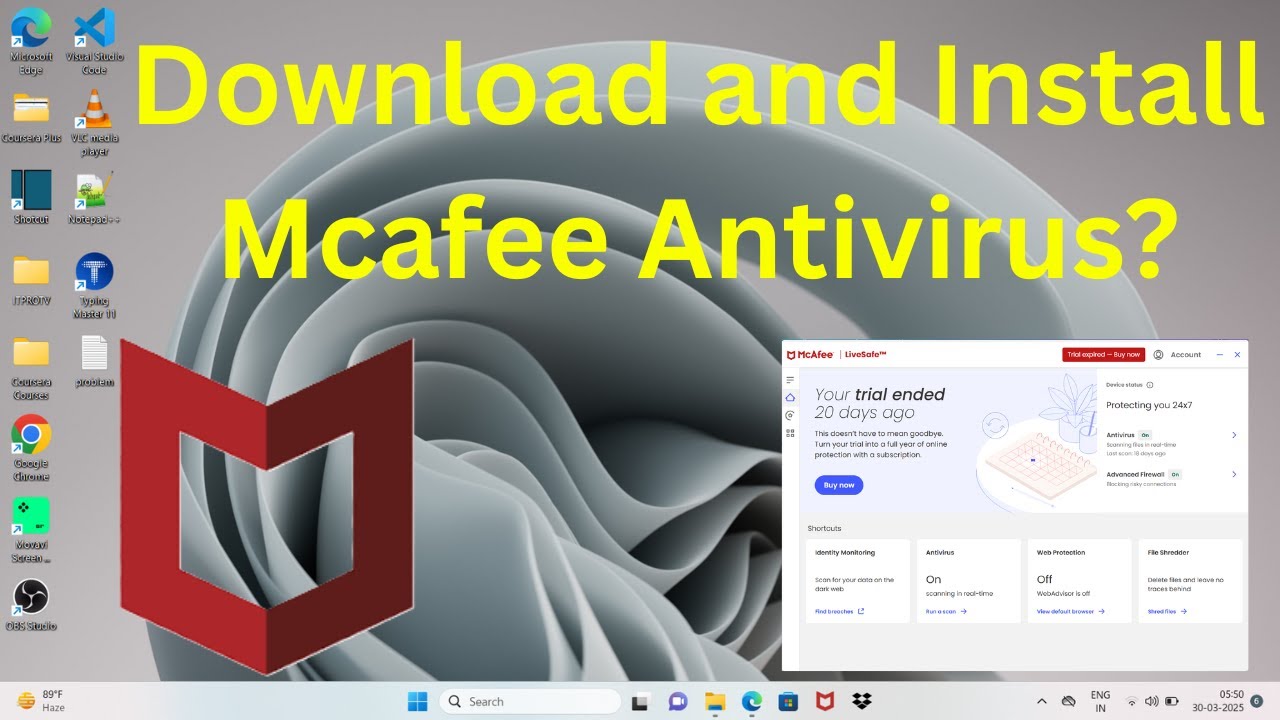 How to Download & Install McAfee in Windows 11?