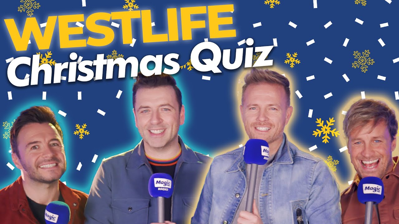 Westlife go HEAD-TO-HEAD in Christmas Quiz