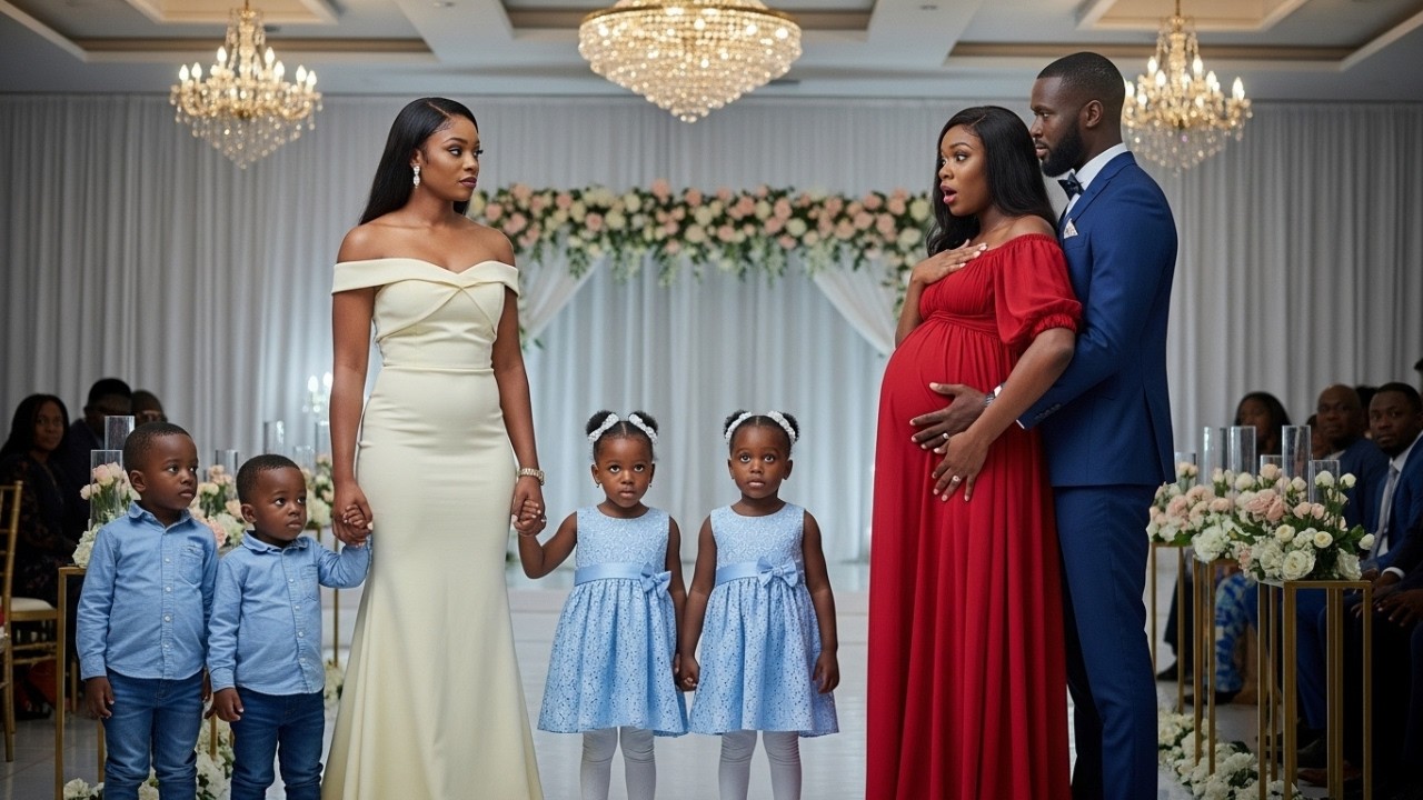 He Invited His Ex wife For His Baby Shower To Parade Her As A Failure, But She Came With Quadruplets
